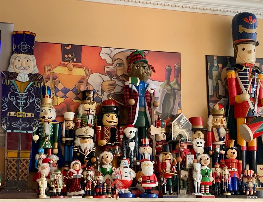 We're Nutty For Nutcrackers: New Jersey Cafe's Huge Collection