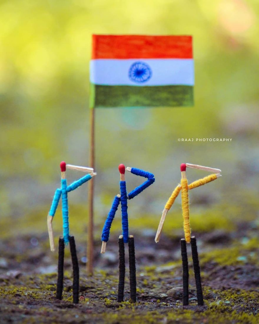 Indian Artist Shows The Secret Life Of Matchsticks