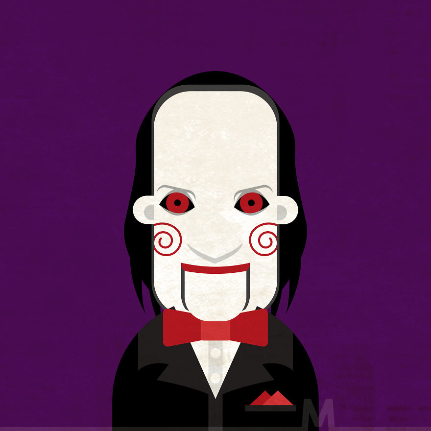 I Made Digital Illustrations Of My Favorite Horror Movie Characters