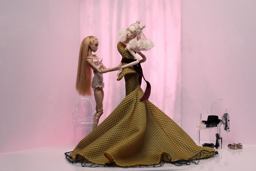 Popovy Sisters Holiday Edition Dolls With Michael Costello