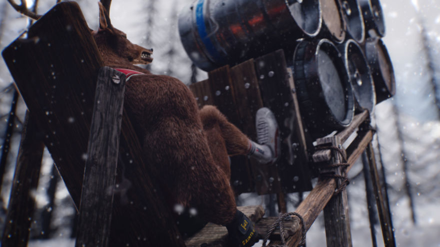 Red - A Gritty Xmas Animation