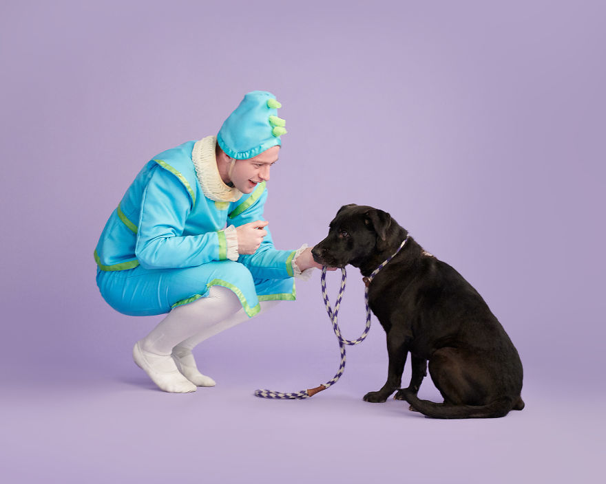 This “Muttcracker” Photoshoot Features Homeless Pets As Dancing Stars