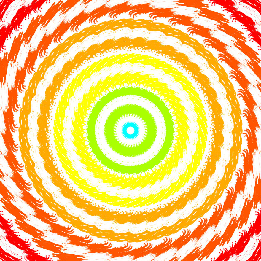 I Drew Hypnotising Patterns Using One Simple Design