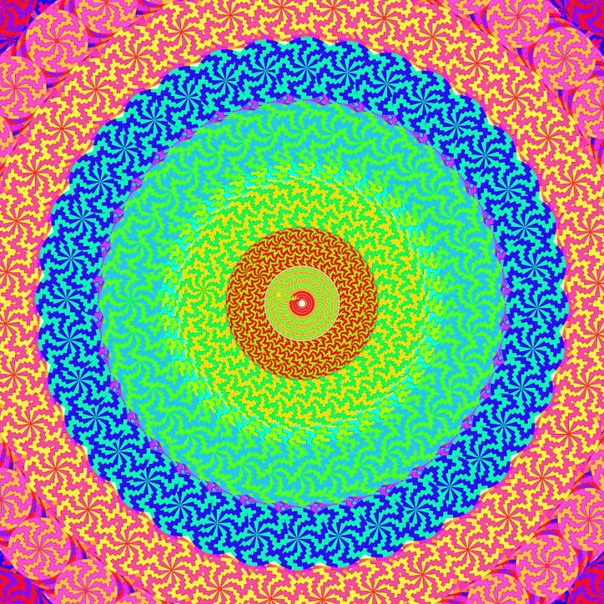 I Drew Hypnotising Patterns Using One Simple Design