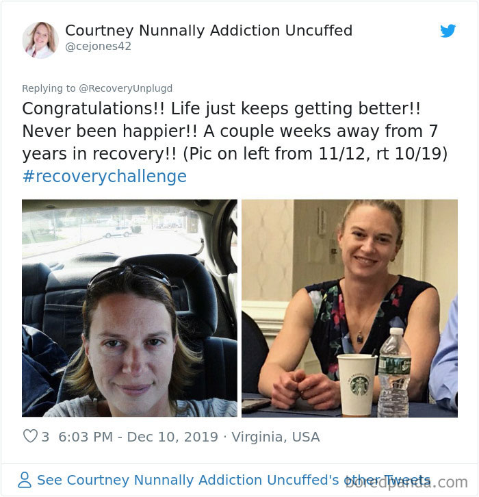 Ex-Addict Posts His Before & After Addiction Pics, Asks Others To Post Theirs As Well