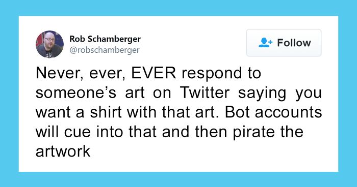 People Astounded To Learn How A Bot Is Stealing Everyone’s Art On Twitter, Decide To Trick It Into Getting A Lawsuit
