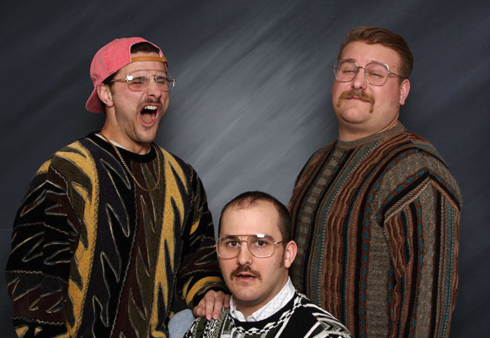 3 Brothers Come Up With A 'Terribly Awesome' Vintage Photoshoot As A  Christmas Present To Their Parents | Bored Panda