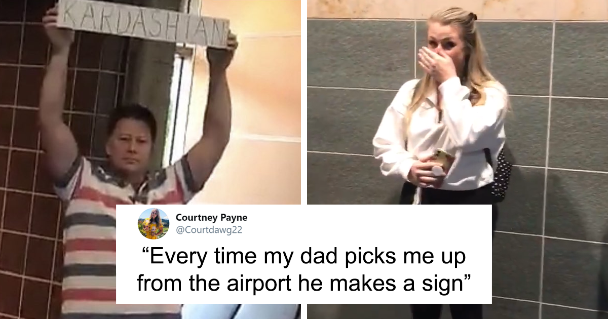 This Dad Makes Hilarious Signs And Costumes Each Time He Goes To Pick