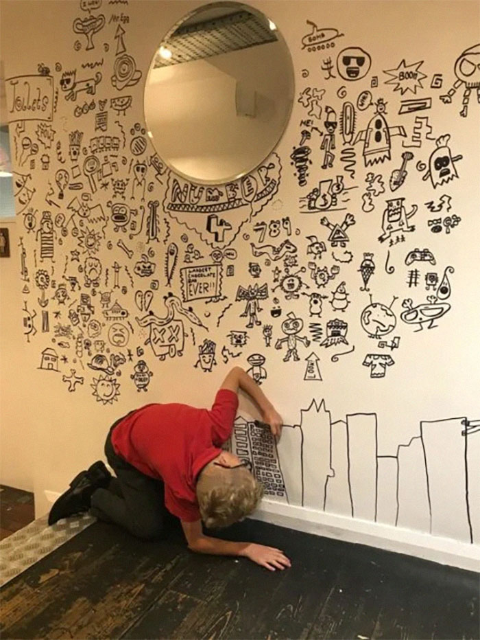 Remember The 9-Year-Old Kid Who Kept Getting In Trouble For Doodling In Class? He Just Finished His Work For Another Client
