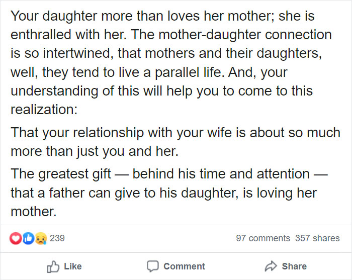 Mother Writes An Open Letter About How To Teach Daughters To Have High Standards For Men In Their Future Lives