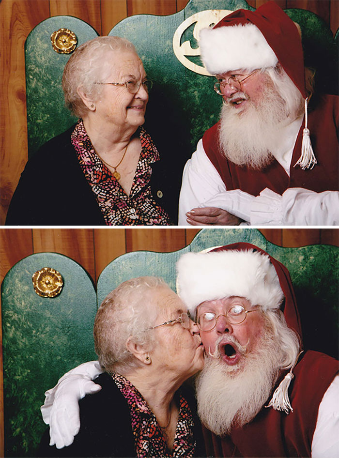 My 92 Year Old Grandma Said She's Never Been To See Santa. Change Of Plans This Christmas