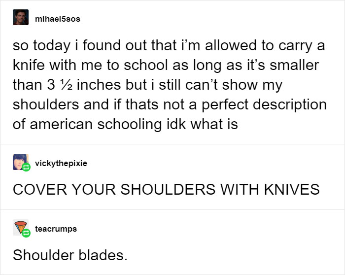 Knife Shirt Time