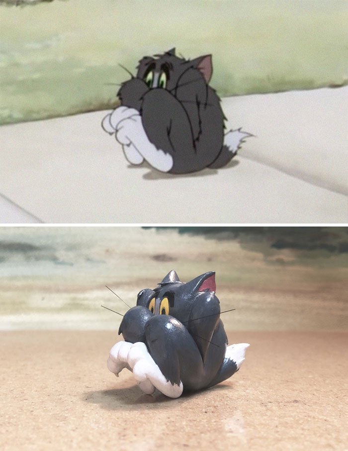 Japanese Artist Turns Tom And Jerry's Most Unfortunate Moments Into  Sculptures, And The Result Is Hilarious | Bored Panda