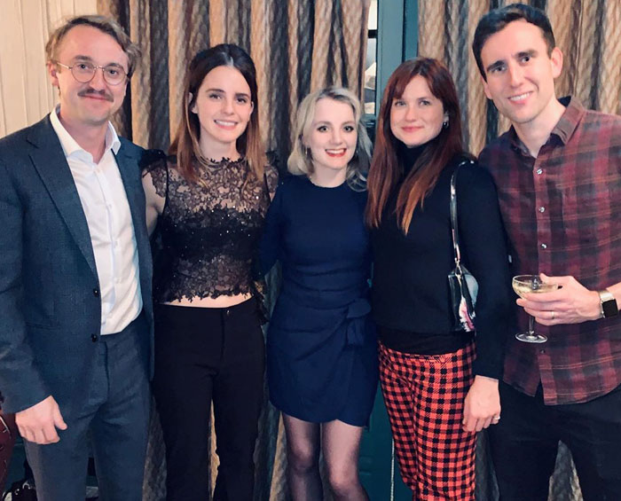 Emma Watson Posted A Harry Potter Reunion Picture Which Is A Perfect Christmas Gift For The Fans