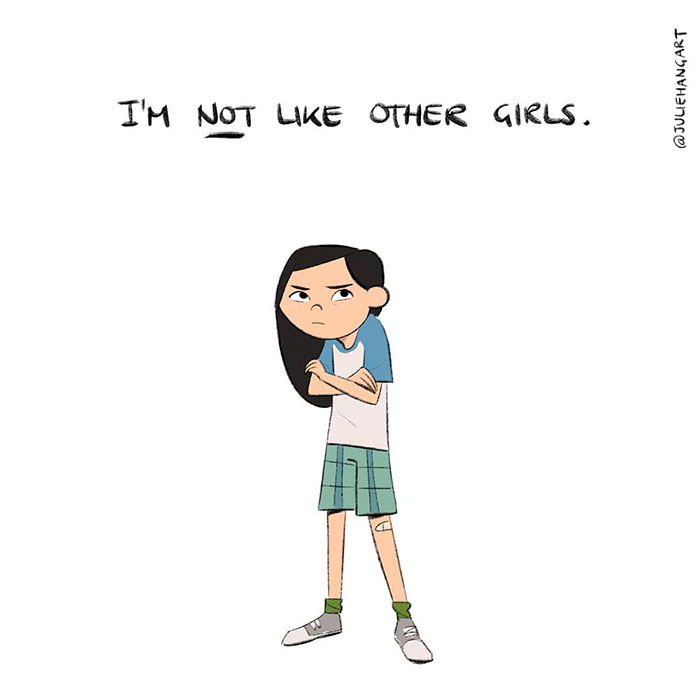 Artist Creates A Comic To Show How Wrong The “I’m Not Like The Other Girls” Attitude Really Is