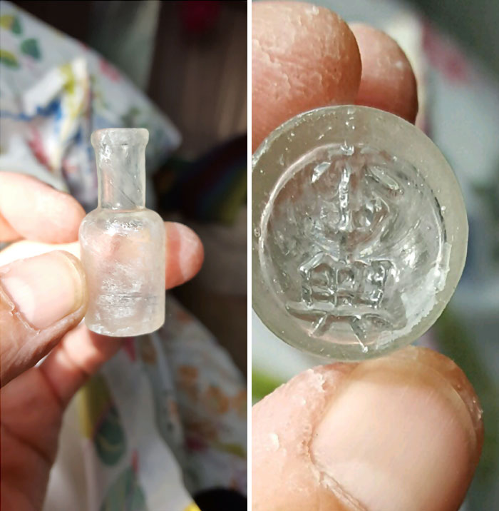 Chinese Opium Bottle Found Near Old Railroad