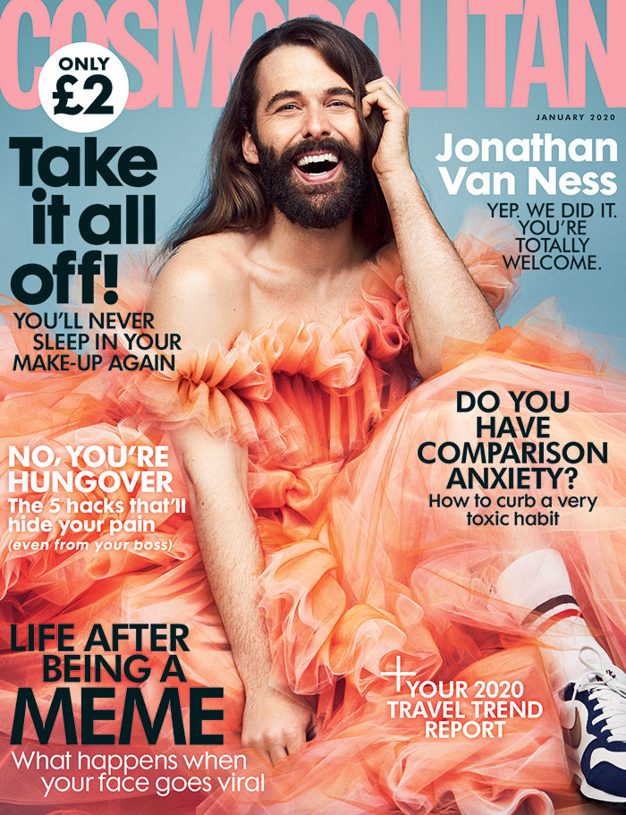 Cosmopolitan UK Features The First Non-Female Model On Their Cover In 35 Years