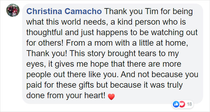 Mom Shares A Story About A Quiet High School Student Who Paid For Kids' Christmas Gifts