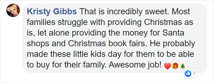 Mom Shares A Story About A Quiet High School Student Who Paid For Kids' Christmas Gifts