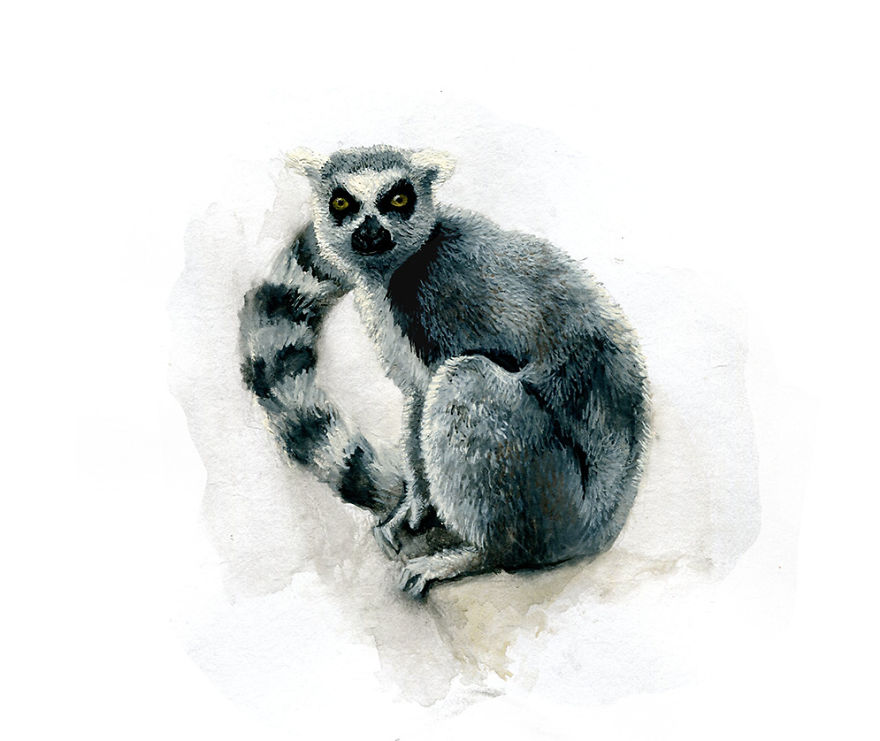 One Of My Realistic Painted Animals For Brno Zoo In The Czech Republic