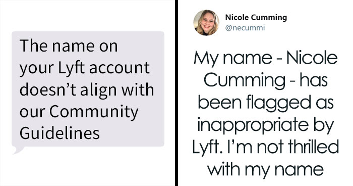 People With ‘Offensive’ Real Names Get Messages From Lyft Saying They Break ‘Guidelines’