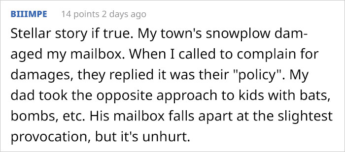 Guy Gets His Mailbox Ruined By A Snow Plow Every Snowfall, Gets Perfect Revenge