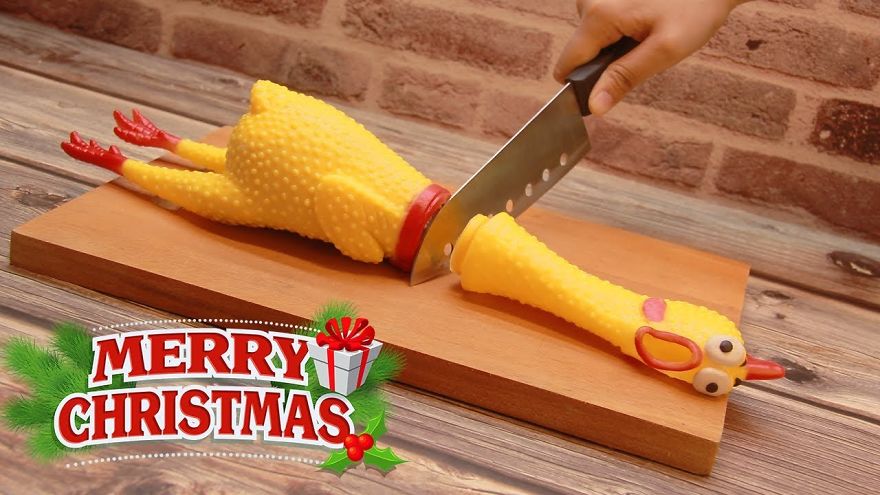 Christmas Roast Chicken | Crazy Stop Motion Cooking | Asmr Christmas Roast Chicken | Crazy Stop Motion Cooking | Asmr