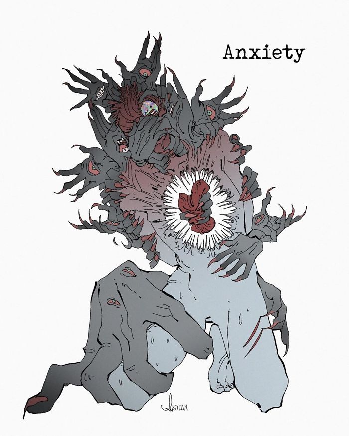 Mental-Illnesses-Monsters-Silvi-Illustrations