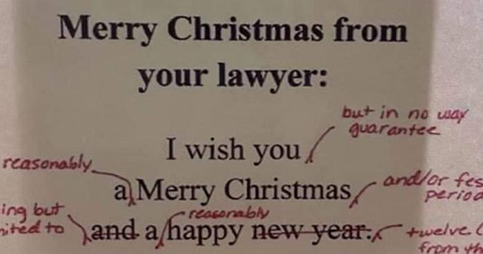 Here's How Lawyers Wish Merry Christmas To Their Clients, And It's Hilarious  | Bored Panda