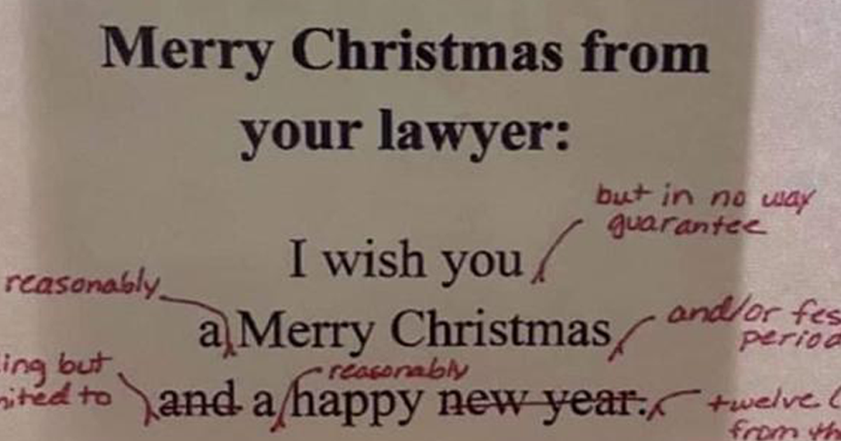 Here's How Lawyers Wish Merry Christmas To Their Clients, And It's Hilarious  | Bored Panda