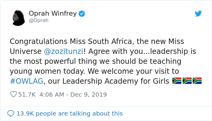 The Winner Of Miss Universe 2019 Has A Powerful Message About Women's Place In The World