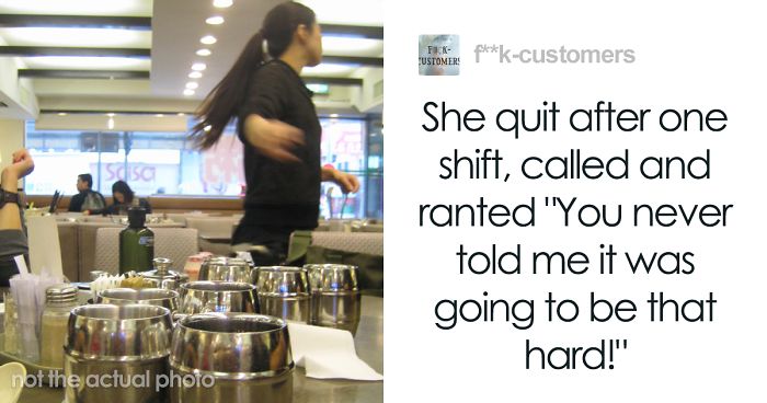 ‘Guys. She Quit After One Shift’: Person From An Office Job Tries Working In A Food Service Job, Gets A Reality Check
