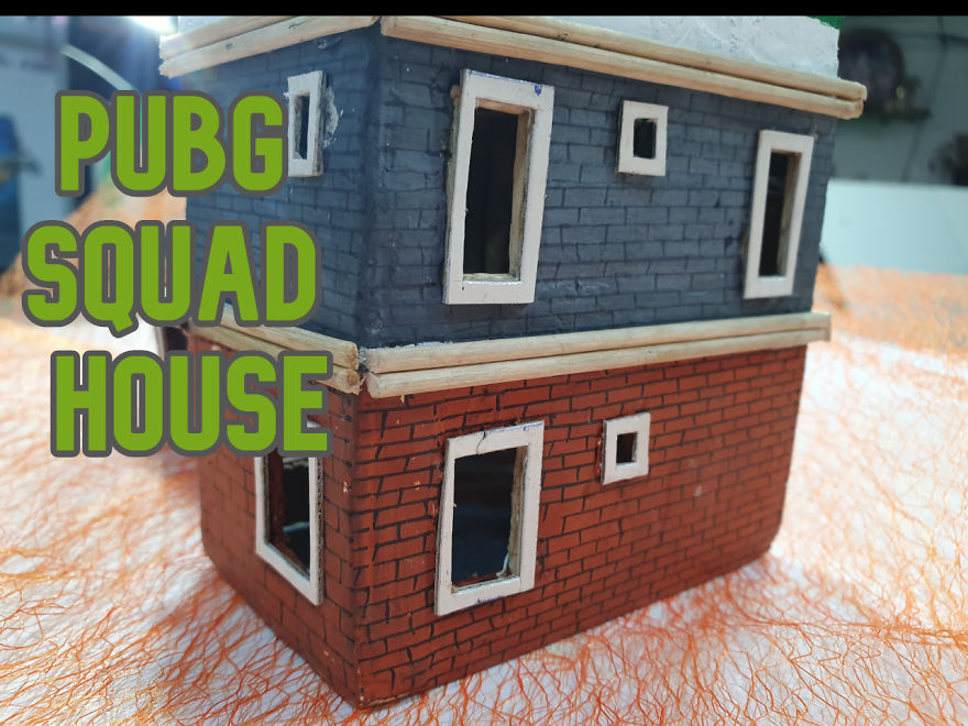 I Made This Cardboard Pubg Game House