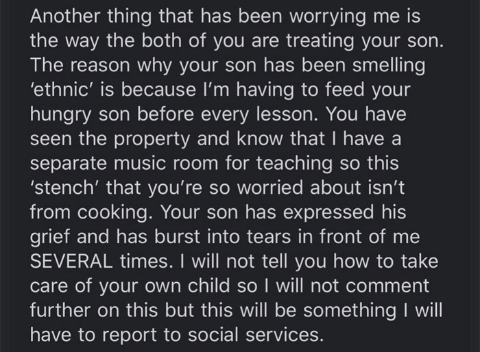 Cello Teacher Receives Racist 'Thank You' E-mail From Student's Mom, Responds By Explaining The Reason Behind 'Ethnic Stench'