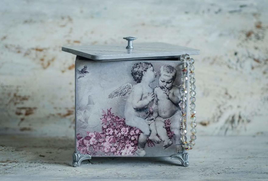 Handmade Trinket Box.