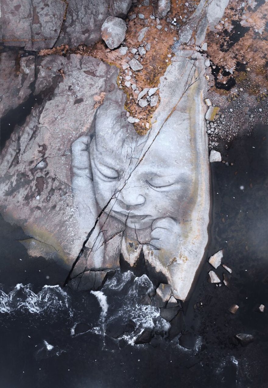 Massive Washable Mural In Nature "Born Of Nature" Project Massive Washable Mural In Nature "Born Of Nature" Project