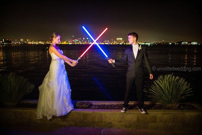 Couple Has A Star Wars Wedding And The Dark Side Was Not Invited (12 Pics)
