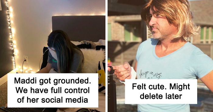 Daughters Little - Dad Punishes Teen Daughter By Taking Over Her Social Media For 2 Weeks, His  Posts Receive More Likes Than Hers | Bored Panda