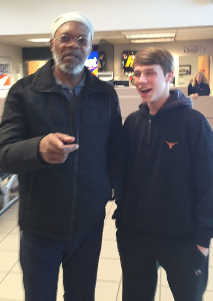One Time I Saw Samuel L. Jackson At An Airport And He Saw Me And My Cousin Hovering Around Trying To Work Up The Courage To Ask Him For A Photo And Then He Came Over To Us And Said, ‘Y’all Motherf**kers Want A Photo?
