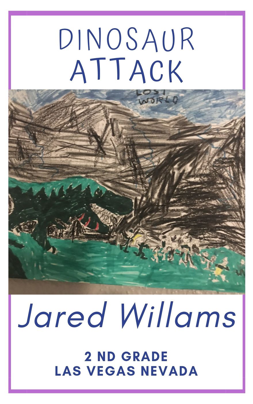 10 Elementary Kids Illustrated & Wrote Their Own Books With The Winning Words Project.
