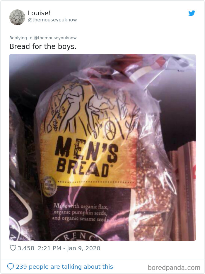 Pan para hombres