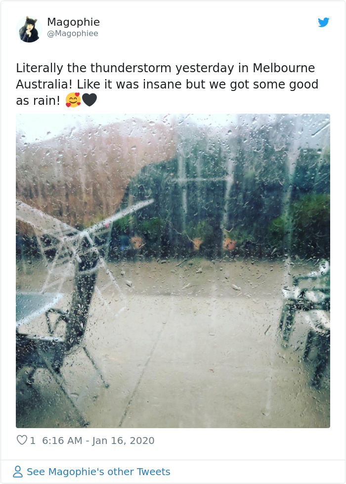 1217692087786729472 png  700 - Finalmente chove forte na Austrália, apagando mais de 30 incêndios mortais
