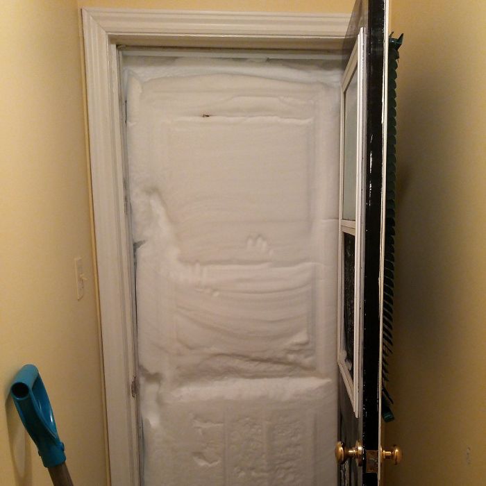 Not Laughing Anymore. The Snow Is Piled Up So Hard Against My Door The Doorbell Actually Just Rang. Okay, I'm Laughing A Little At That