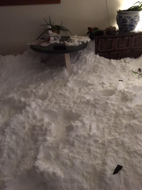 Breaking: This Avalanche Happened In Living Room Of A House In Outer Battery Of St. John’s Tonight. It’s In That Lovely Part Of The City That Flanks The Harbour, The One You See In The Tourism Ads