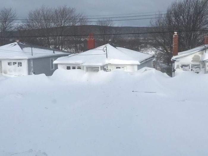 My Sisters House. Spot The Big Red Toyota Tundra In Her Driveway