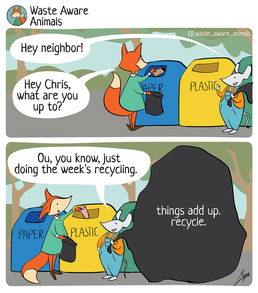 I Create A Comics To Share My Funny Struggle With Zero Waste Living