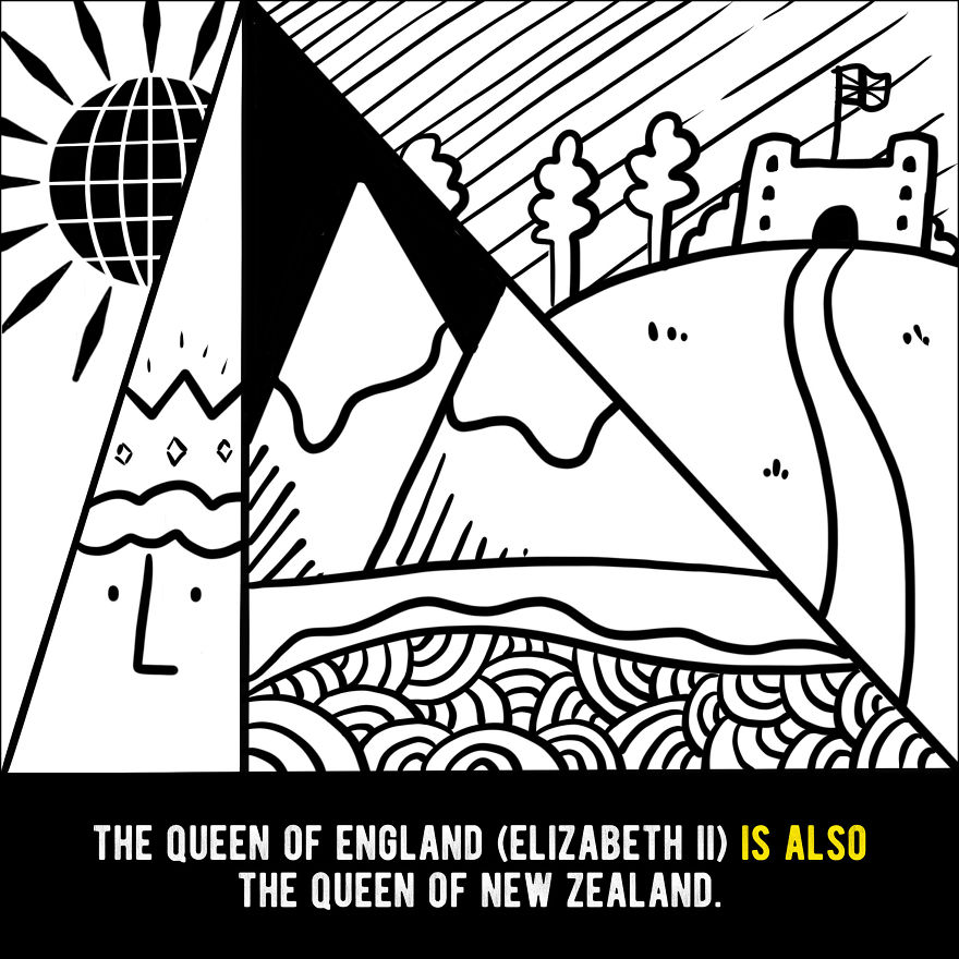 We Illustrated 20 Interesting Facts About New Zealand That You Probably Didn't Know