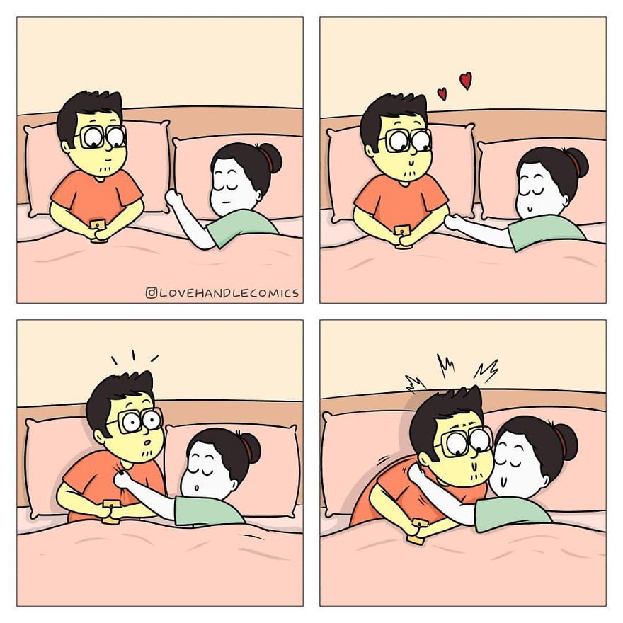 20 Comics Illustrating The Daily Moments From Our Relationship