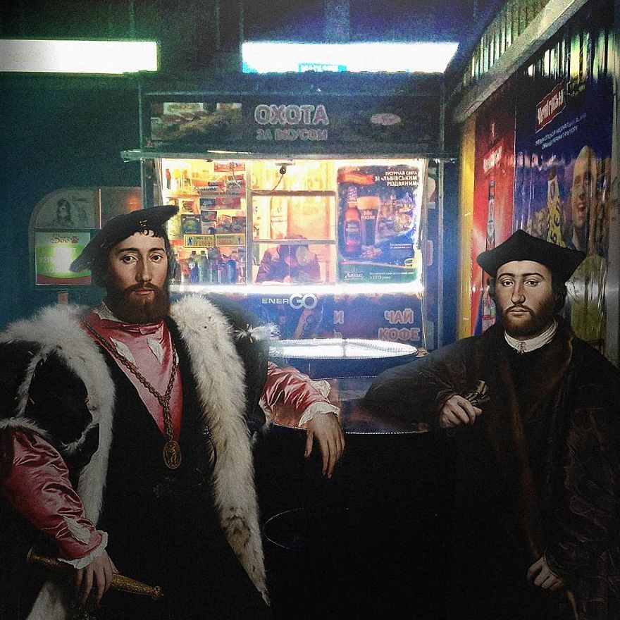 Artist Brings Classic Painting Characters To Today's World (New Pics)