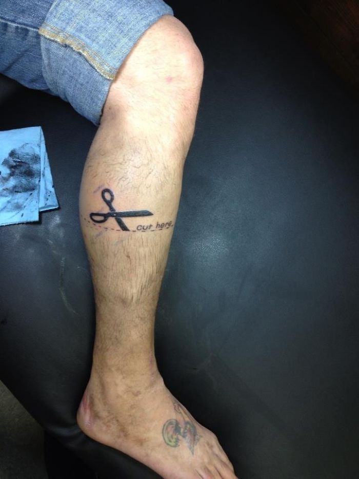 My Old Navy Buddy Is Having His Leg Amputated Next Month. This Is His New Tattoo